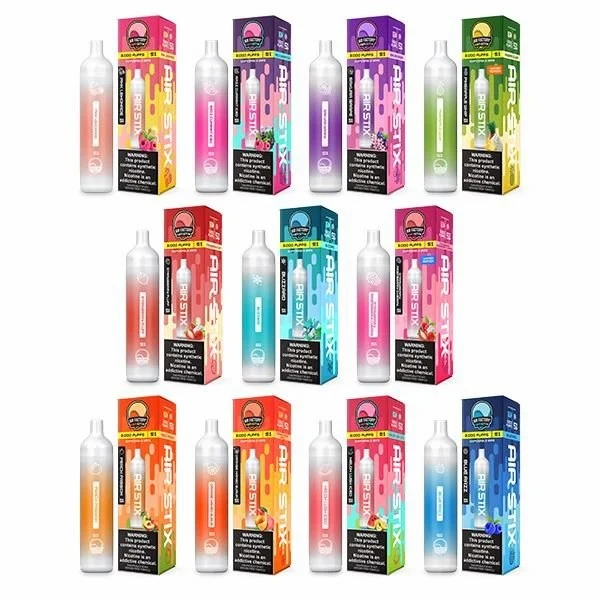 Air Factory Air Stix يمكن التخلص منها 3000 نفخة 8 مل