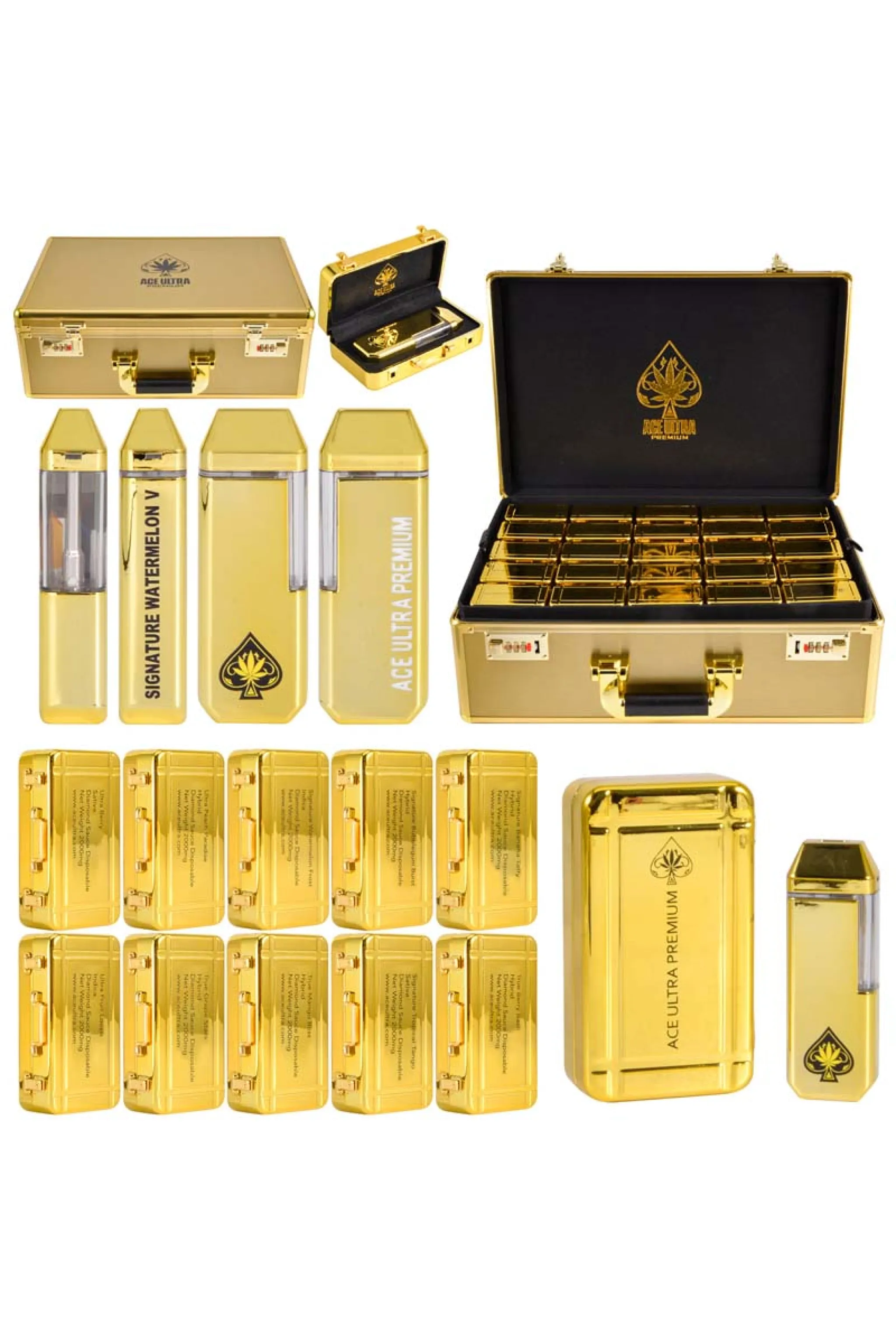 EMPTY Ace Ultra Premium Diamond 2G Disposable-Gold Edition